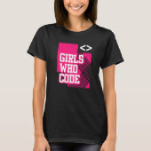 Coder Girls Programming - Software Developer Progr T-shirt (Voorkant)