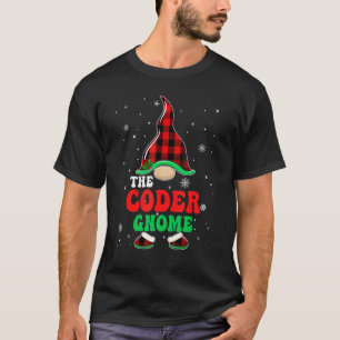 Coder Gnome Buffalo geruite bijpassende gezins ker T-shirt