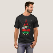 Coder Gnome Buffalo geruite bijpassende gezins ker T-shirt (Voorkant volledig)