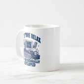 Coder Iedereen Ontspant Ik Ben Professioneel Ontwi Koffiemok (Voorkant links)