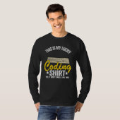 Coder Jokes Geek Computer Programmer Dit is mijn L T-shirt (Voorkant volledig)