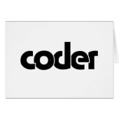 Coder Kaart (Voorkant Horizontaal)