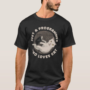 Coder Kat ontwikkelaar Software ingenieur Kat Prog T-shirt