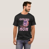 Coder Mam Coding Software Developer Pr T-shirt (Voorkant volledig)