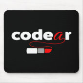 Coder - meisje muismat (Voorkant)