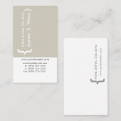 Coder Minimale CSS-computerprogrammeertechniek Visitekaartje (Voorkant / Achterkant)