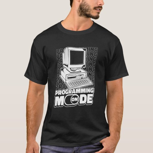 Coder Modus Ontwikkelaar Software Programmeur Prog T-shirt (Voorkant)