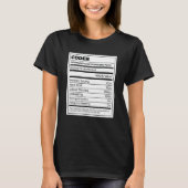 Coder Nutritional Facts Coder Programmer Computer T-shirt (Voorkant)