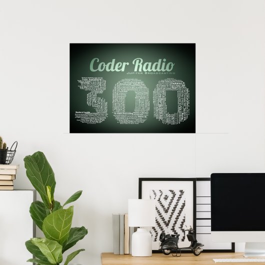 Coder Radio 300 Poster (Thuiskantoor)