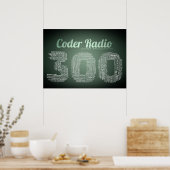 Coder Radio 300 Poster (Keuken)