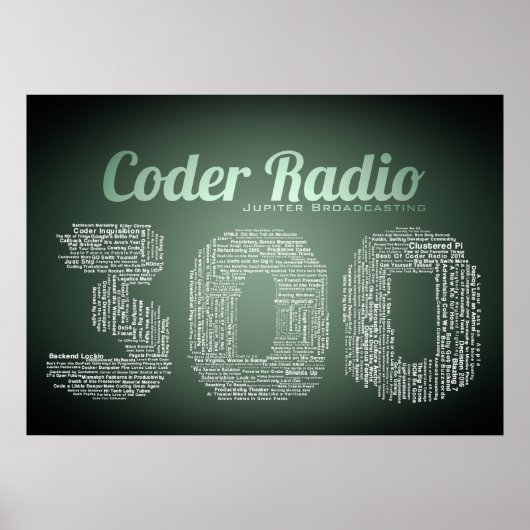 Coder Radio 300 Poster (Voorkant)