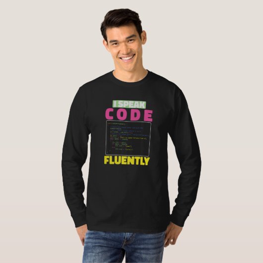 Coder Sarcasm - Developer Programmer Programming C T-shirt (Voorkant volledig)