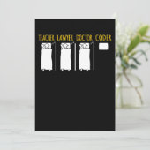 Coder Technical Computer IT Codering Programmer Gr Bedankkaart (Staand voorkant)