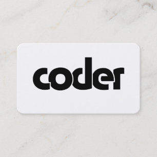 Coder Visitekaartje