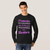Coder Vrouwelijke ontwikkelaar Codeur Software-ing T-shirt (Voorkant volledig)