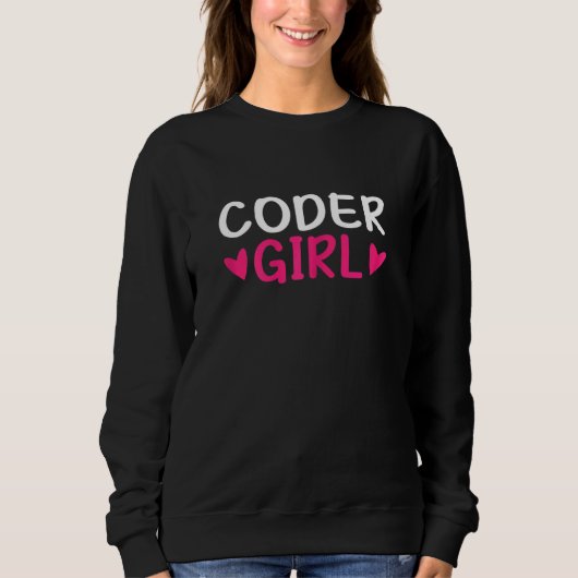 Coderaar Girl, Coding Software Computer Programmin Trui (Voorkant)