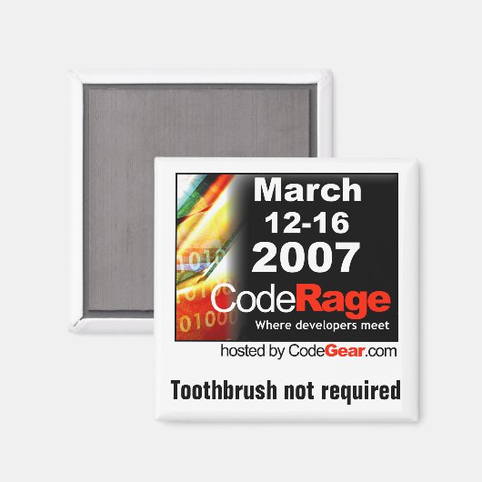 CodeRage magneet (Voorkant / Achterkant)