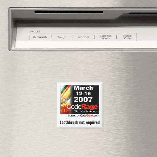 CodeRage magneet (Insitu (Vaatwasser))