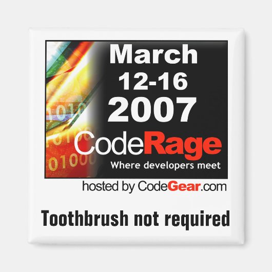 CodeRage magneet (Voorkant)