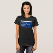 Coderen geeft je hoop t-shirt (Voorkant volledig)
