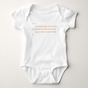 Coderen Grappige Schattige Baby Uitspraak Code Romper