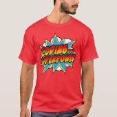 Coderen Is Mijn Superkracht Strip Coder HTML Progr T-shirt (Voorkant)