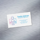 Coderen | Software Engineer Magnetisch Visitekaartje (Voorbeeld)