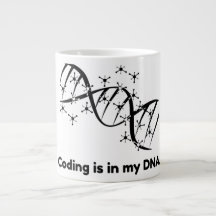 Coderen zit in mijn DNA Programmeur Wetenschap Kof