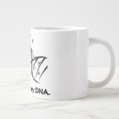 Coderen zit in mijn DNA Programmeur Wetenschap Kof Grote Koffiekop (Rechts)