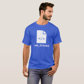 Coderend shirt voor coderende programmeurs (Voorkant volledig)