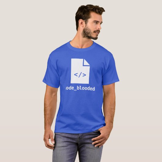 Coderend shirt voor coderende programmeurs (Voorkant volledig)