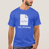 Coderend shirt voor coderende programmeurs (Voorkant)