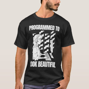 Coderende prachtige softwareprogrammering ontwikke t-shirt