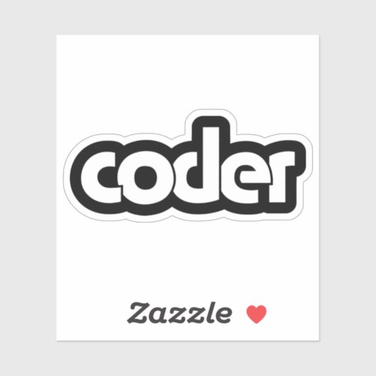 Coderende Sticker (Vel)