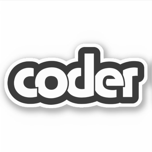 Coderende Sticker (Voorkant)