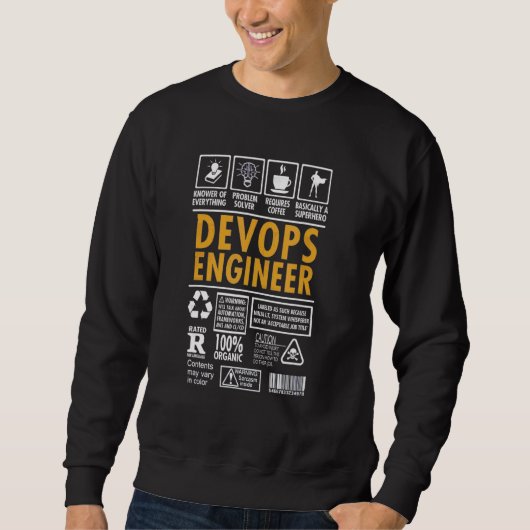 Codering Citaat Devos Engineer Software Engineerin Trui (Voorkant)