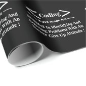 Codering Coder Programmer Coding Cadeaupapier (Rol Hoek)