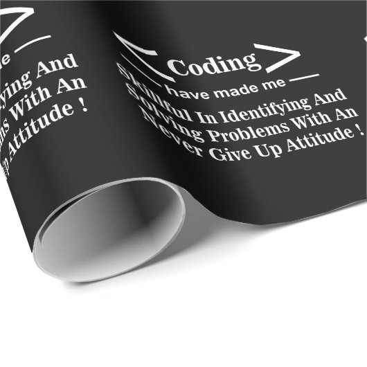 Codering Coder Programmer Coding Cadeaupapier (Rol Hoek)