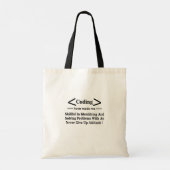 Codering Coder Programmer Ontwikkelaar Codering Tote Bag (Achterkant)