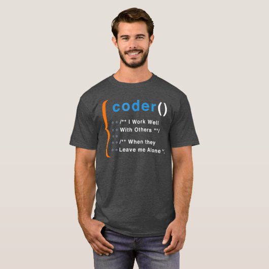 Codering Computer Programming Cadeaus T-shirt (Voorkant volledig)