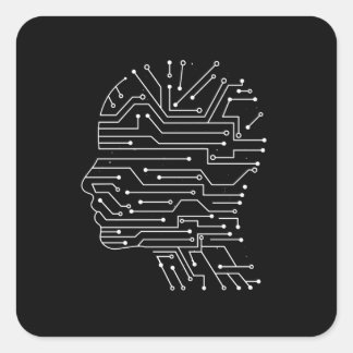 Codering Computer Science Programming Gift Vierkante Sticker