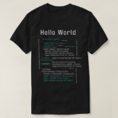 Codering Computer Scientist Software Ontwikkelaar T-shirt (Design voorkant)