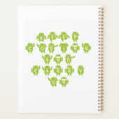 Codering en doorgaan (Bug Droid Font Shoutout) Planner (Achterkant)
