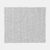 Codering Fleece Deken (Voorkant (Horizontaal))