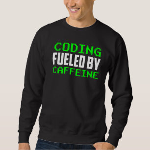 Codering gevoed door cafeïne Gezegden Coder Code P Trui