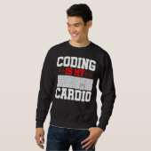 Codering is mijn ontwikkelaar van de Cardio Progra Trui (Voorkant volledig)