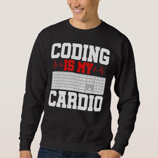 Codering is mijn ontwikkelaar van de Cardio Progra Trui (Voorkant)