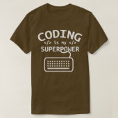 Codering is mijn programma voor software van de Co T-shirt (Design voorkant)