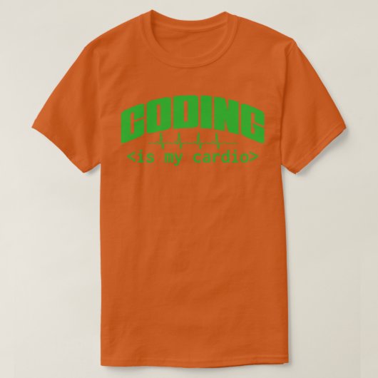 Codering is mijn radio grappige programmeur t-shirt (Design voorkant)