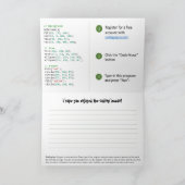 Codering Kaart voor kinderen (JavaScript programma (Binnen)